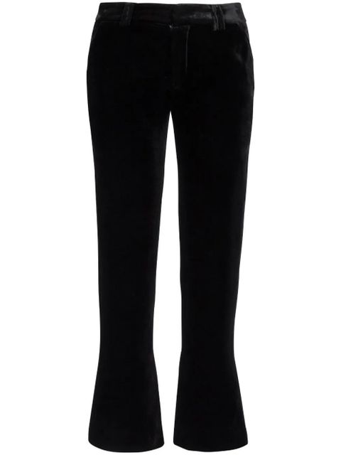 Balmain cropped velvet trousers - Black - zdjęcie produktu nr 1