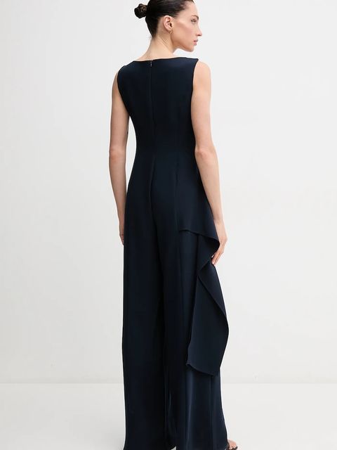 Sandro Ferrone kombinezon kolor granatowy z dekoltem okrągłym S23XBEBRACCINI - zdjęcie produktu nr 2