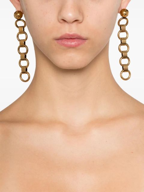 Jil Sander drop earrings - Gold