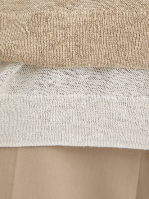 BOSS sweter wełniany damski kolor beżowy lekki 50542875