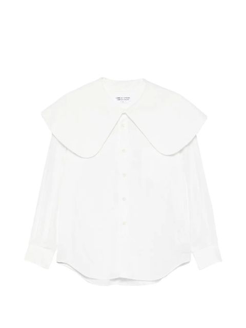 Comme Des Garçons oversized-collar shirt - White - zdjęcie produktu nr 1