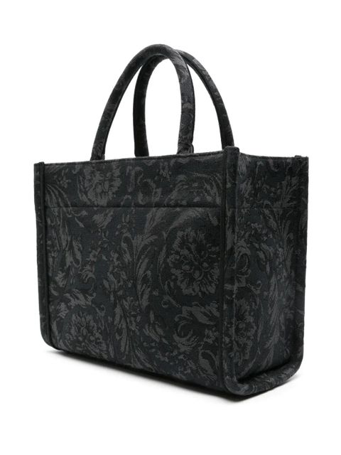 Versace small Barocco Athena tote bag - Grey - zdjęcie produktu nr 2