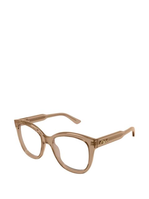 Chloé Eyewear cat-eye glasses - Neutrals - zdjęcie produktu nr 2
