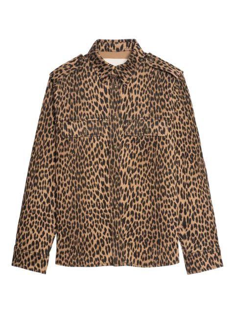 Zadig&Voltaire leopard-print button-fastening shirt - Brown - zdjęcie produktu nr 1