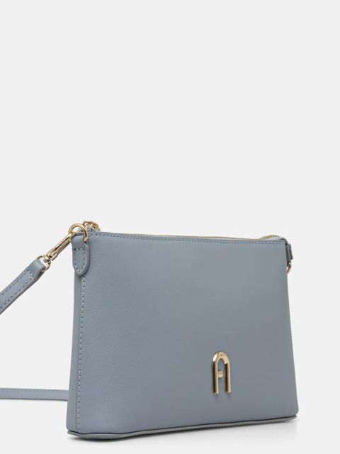 Furla torebka skórzana kolor niebieski WE00615 AX0733 55000