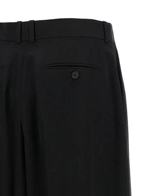 The Row Lior pleated trousers - Black