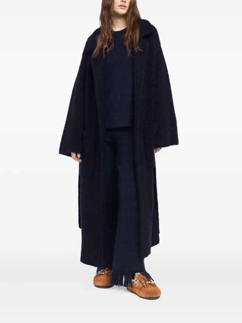 Alanui Finest ribbed coat - Blue - zdjęcie produktu nr 2