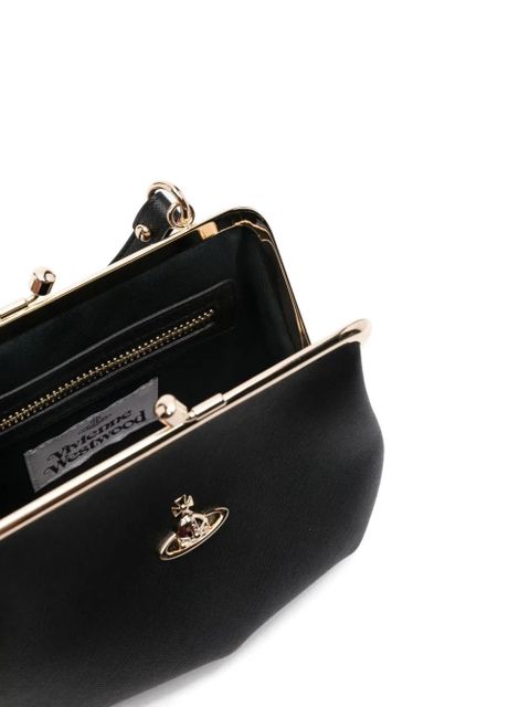 Vivienne Westwood Granny orb-detail shoulder bag - Black