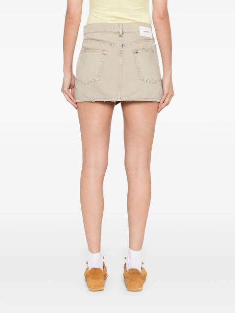 Coperni denim mini skirt - Grey