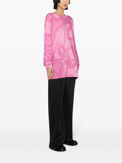 ROTATE BIRGER CHRISTENSEN Enzyme logo-print T-shirt - Pink