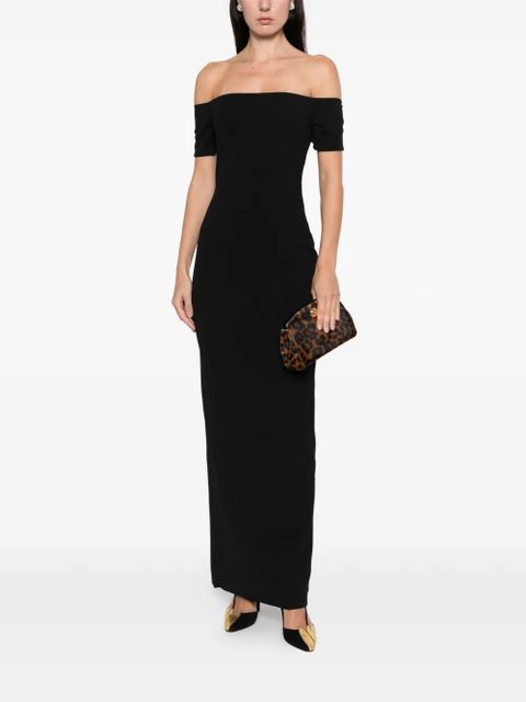 Solace London Nile off-shoulder maxi dress - Black - zdjęcie produktu nr 2