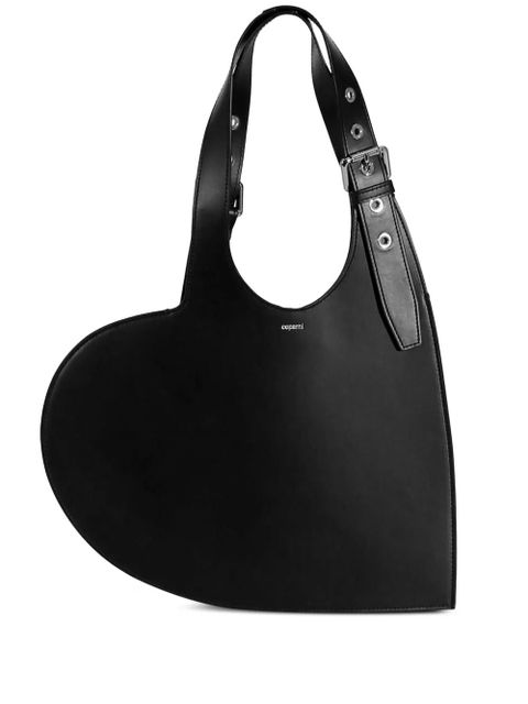 Coperni Belt Heart buckled tote bag - Black - zdjęcie produktu nr 1