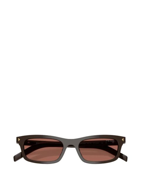 Prada Eyewear studded sunglasses - Brown
