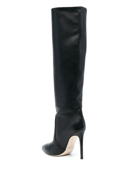 Paris Texas 110mm knee-high stiletto boots - Black - zdjęcie produktu nr 2