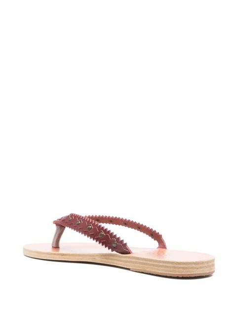 Ancient Greek Sandals Spathi flip flops - Red