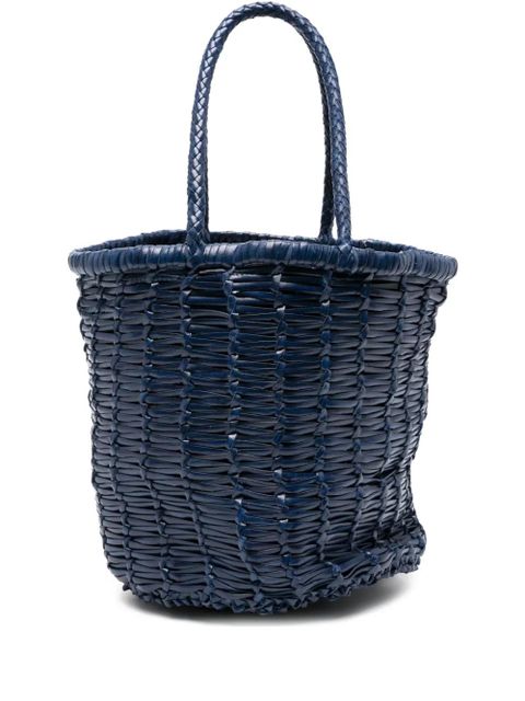 DRAGON DIFFUSION woven leather bucket bag - Blue - zdjęcie produktu nr 1