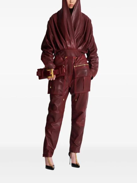 Balmain Anthem clutch bag - Red