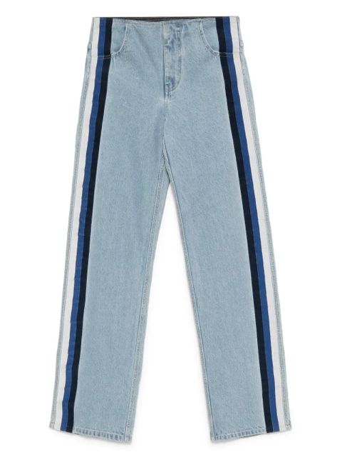 Christopher Esber streaked denim jeans - Blue - zdjęcie produktu nr 1