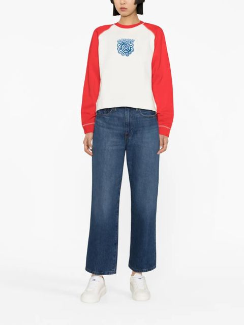 GANNI graphic-print organic cotton T-shirt - White - zdjęcie produktu nr 2