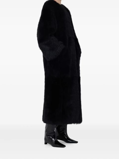 LouLou de Saison shearling panelled coat - Black - zdjęcie produktu nr 2