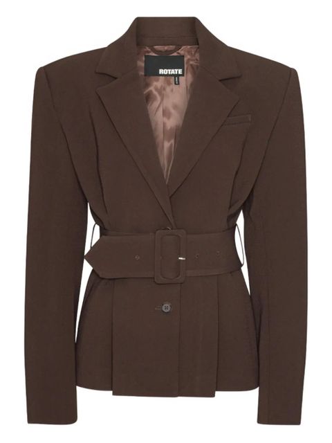 ROTATE BIRGER CHRISTENSEN belted blazer - Brown - zdjęcie produktu nr 1