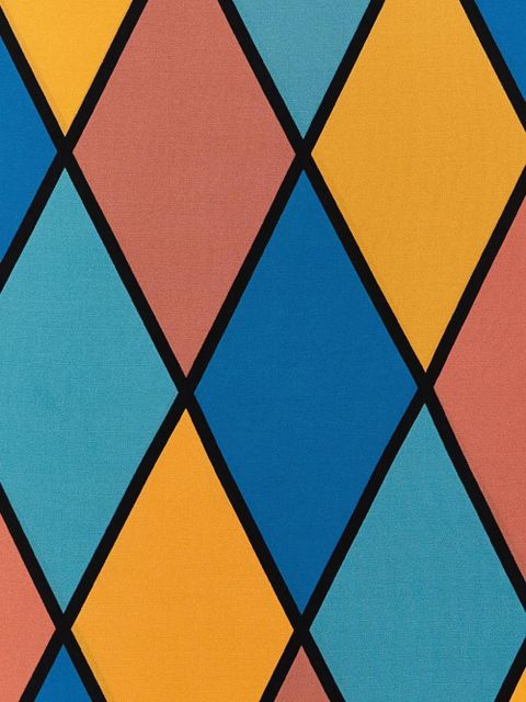 Valentino Garavani rhombelle-print scarf - Orange - zdjęcie produktu nr 2