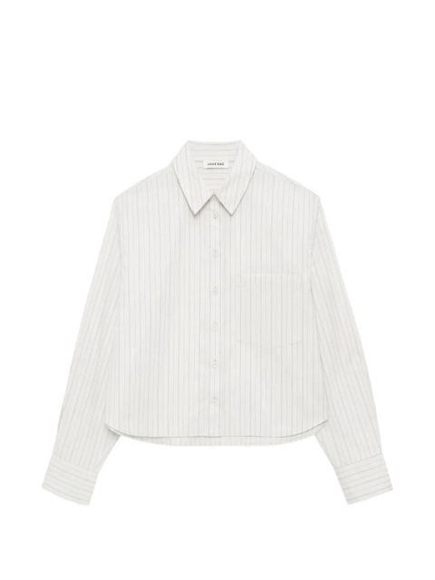 ANINE BING Essie pinstripe-pattern shirt - Neutrals - zdjęcie produktu nr 1
