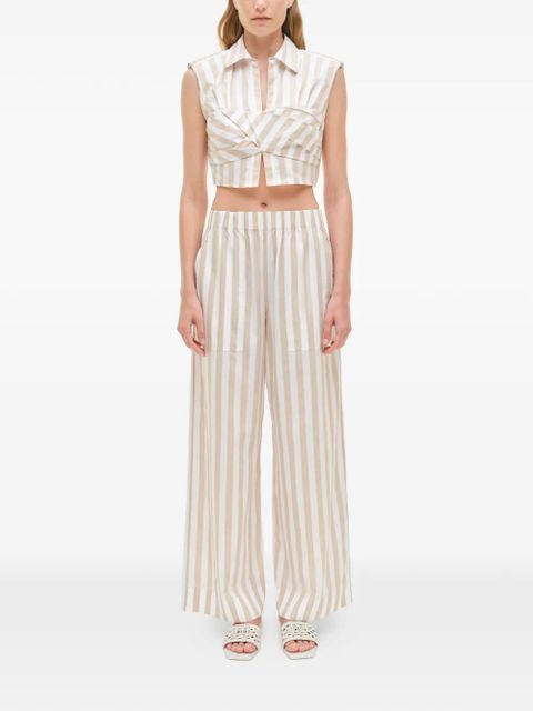 Simkhai Emie striped blouse - Neutrals