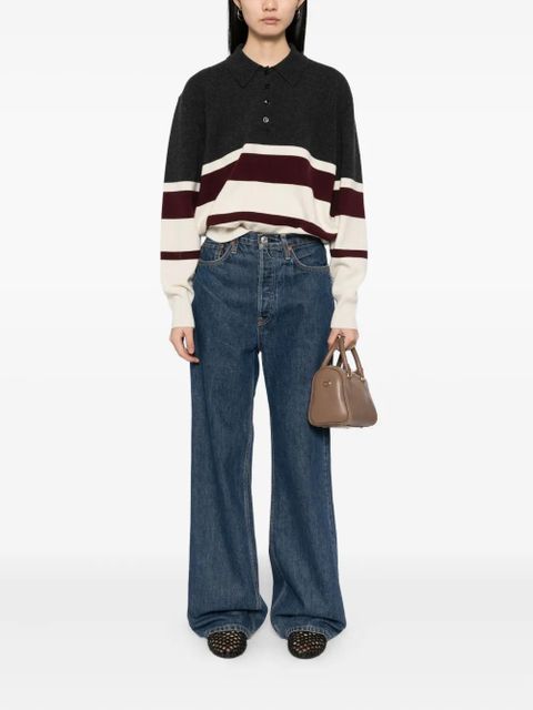 Róhe striped polo top - Grey - zdjęcie produktu nr 2