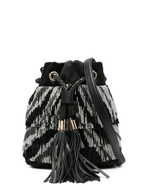PUCCI beaded-fringe bucket bag - Black - zdjęcie produktu nr 1