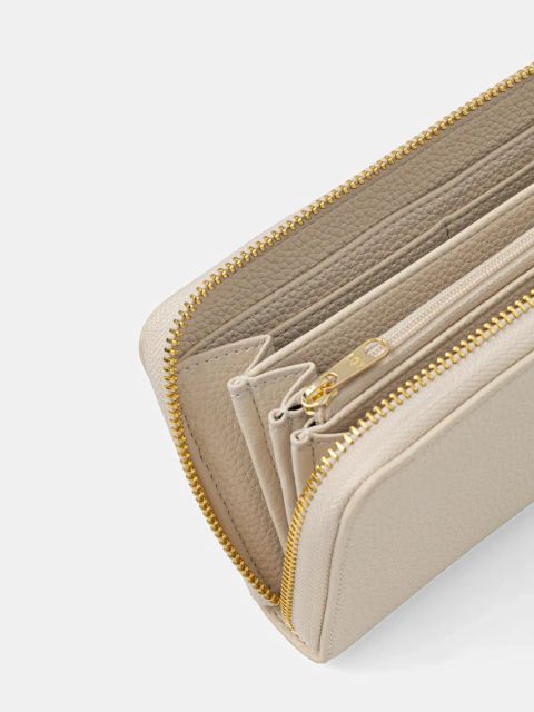 Armani Exchange portfel damski kolor beżowy XW000361 AF11902