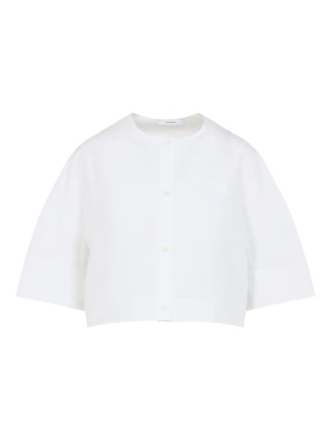Givenchy embroidered crop top - White - zdjęcie produktu nr 1