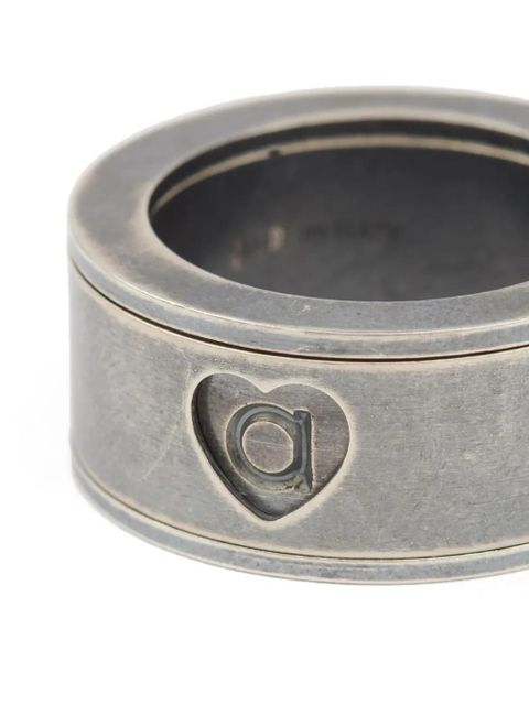 MM6 Maison Margiela heart-shape frame ring - Silver - zdjęcie produktu nr 2