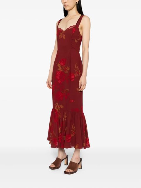Reformation Irisa dress - Red