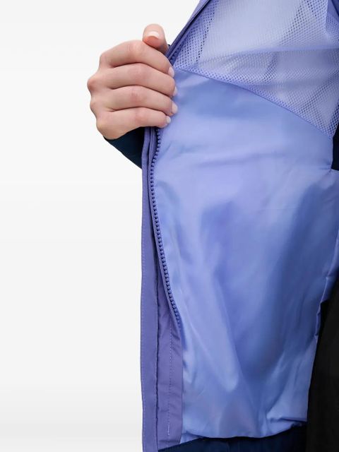 The North Face hooded colour-block jacket - Purple