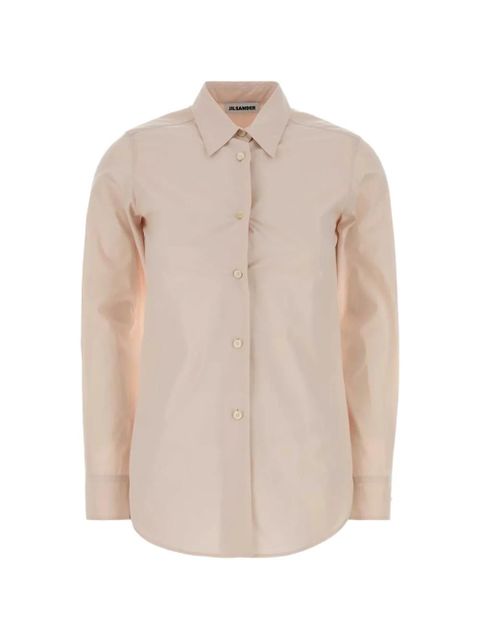 Jil Sander long-sleeve poplin shirt - Neutrals - zdjęcie produktu nr 1