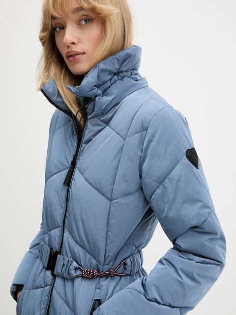 Desigual kurtka LYN kolor niebieski zimowa 25WWEW60