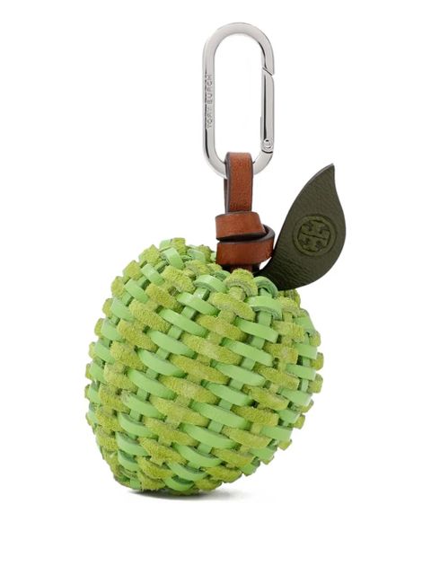 Tory Burch lime woven keyring - Green - zdjęcie produktu nr 1