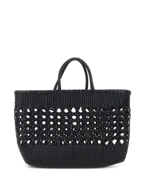 Osoi Biscuit woven tote bag - Black