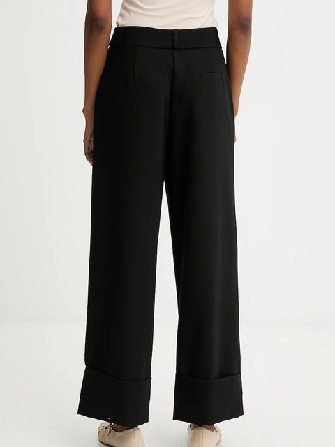 Answear.LAB spodnie damskie kolor czarny proste high waist