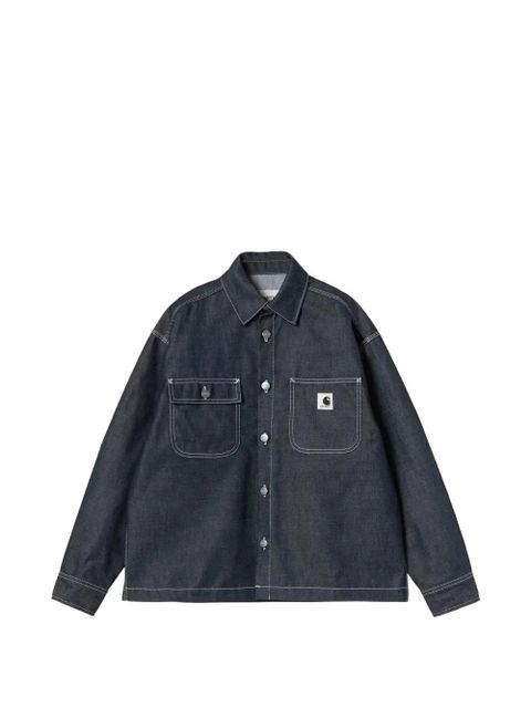 Carhartt WIP contrast-stitch denim jacket - Blue - zdjęcie produktu nr 1