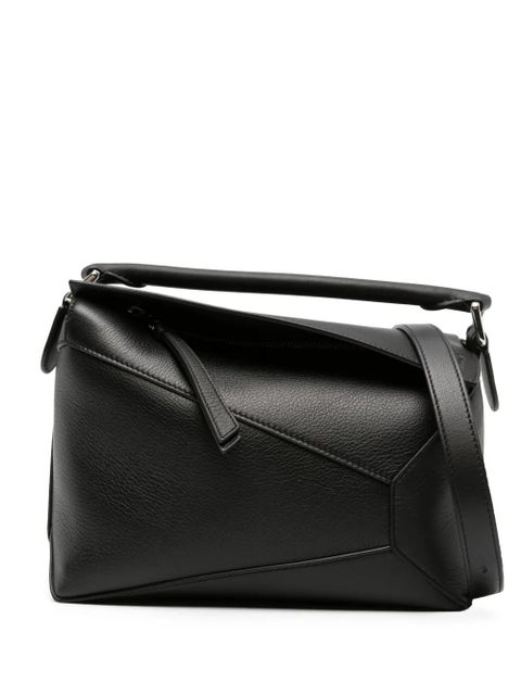 LOEWE small Puzzle leather bag - Black - zdjęcie produktu nr 1