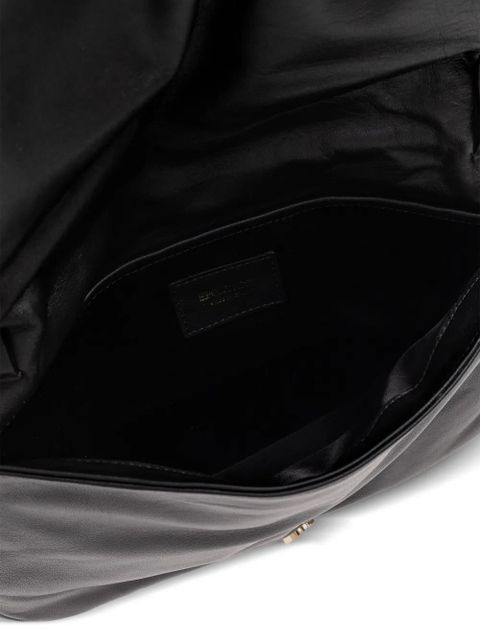 Sportmax padded leather cross body bag - Black