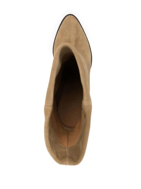 ISABEL MARANT Rouxa 70mm suede boots - Neutrals