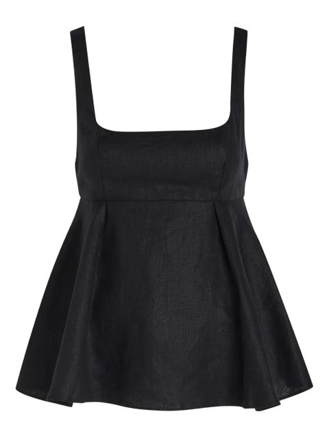 Faithfull the Brand Ellie square-neck top - Black - zdjęcie produktu nr 1