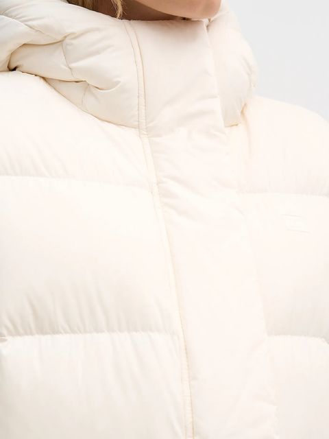 Tommy Hilfiger kurtka puchowa kolor beżowy zimowa WW0WW45739