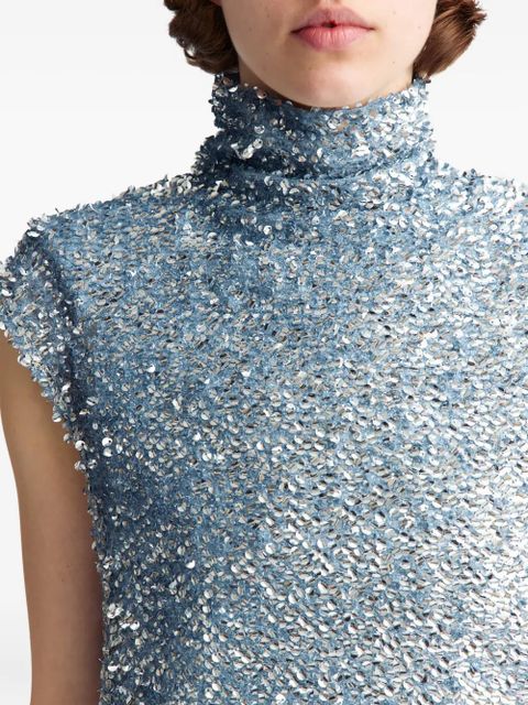 16Arlington Ovica sequinned top - Silver - zdjęcie produktu nr 2
