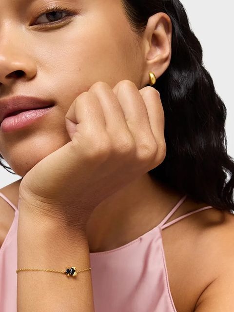 Tous bransoletka ze srebra pokrytego złotem Bold Bear Gem 1004228600