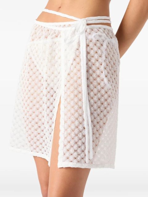 Missoni tie-waist pareo - White - zdjęcie produktu nr 2