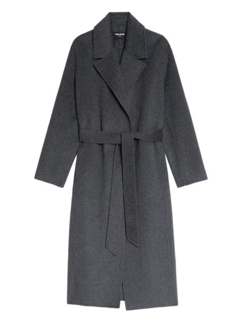 Zadig&Voltaire Meli belted coat - Grey - zdjęcie produktu nr 1
